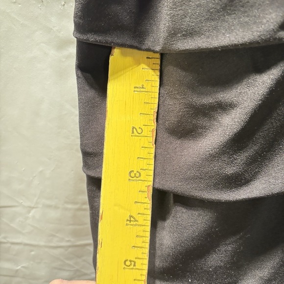 Enfocus Women Black Dress With Layers On Front Plain Back Size 20W Lace Straps - Picture 7 of 12